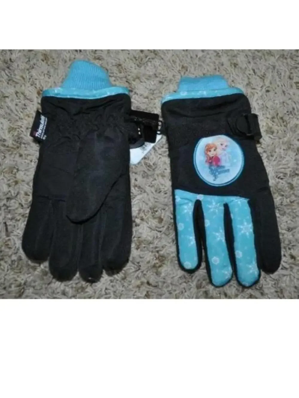 Girls Disney Frozen Anna Elsa Winter Gloves 
